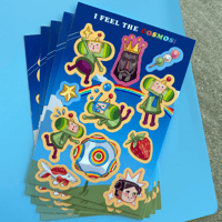I FEEL THE COSMOS! - STICKER SHEET