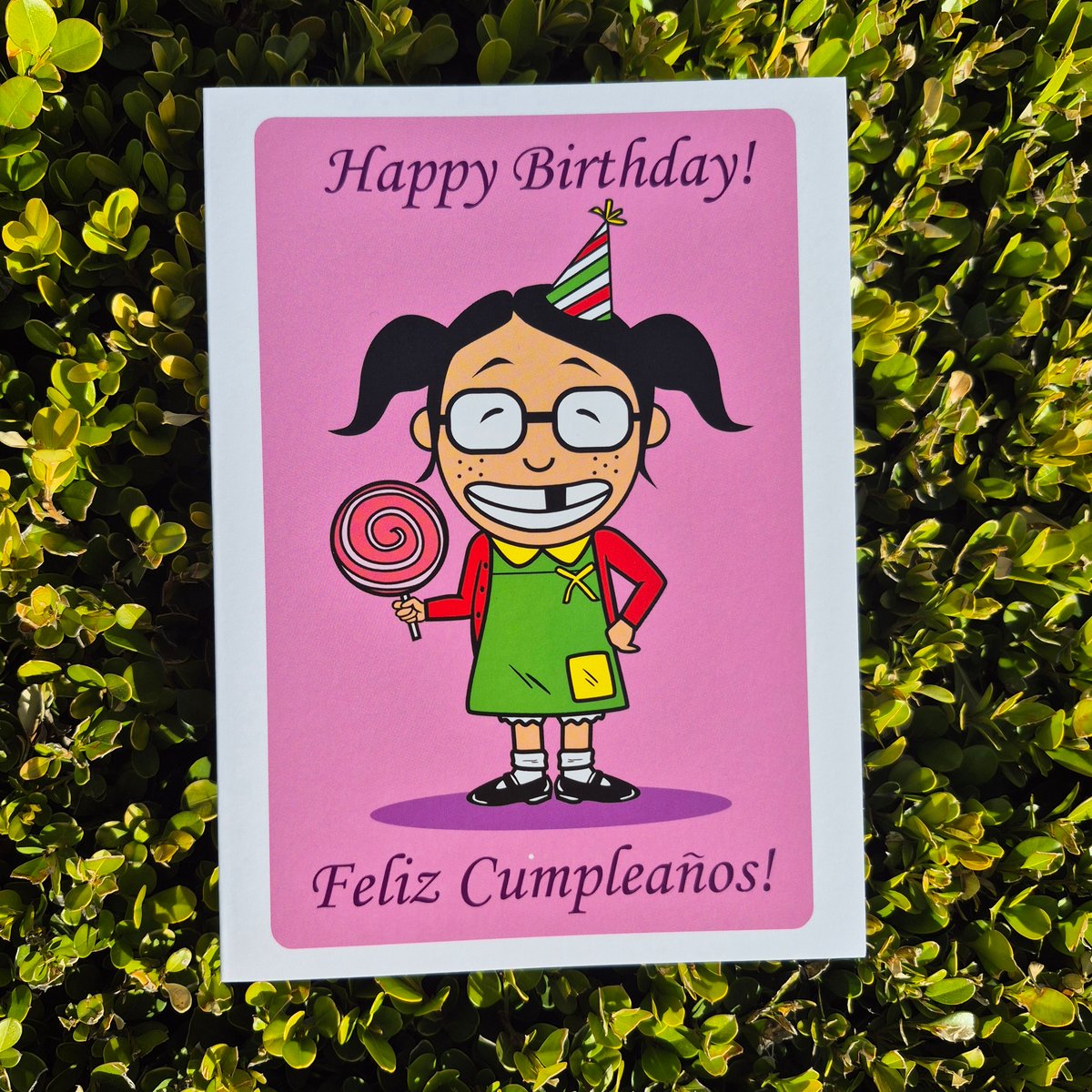 Chilindrina Traviesa Birthday Card | Artwork by Jose Pulido
