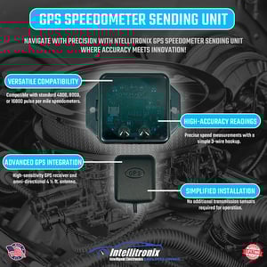 Image of 1963-1964 BLUE Chevy Impala Digital Dash Kit