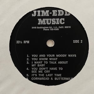 Image of Leon Haywood "Jim Edd Music" (private demo LP)
