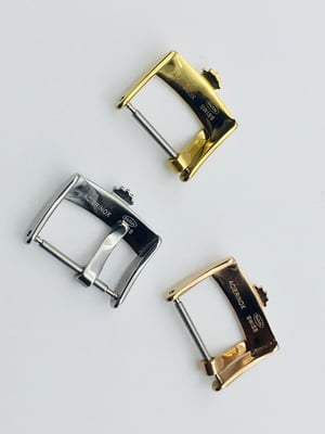 Image of rolex watch strap buckles,16mm and 18mm,s/steel.yellow gold,rose pink gold