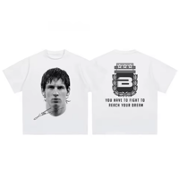Image 2 of Messi "Fight to reach your dream" Tee