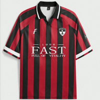 Image 1 of AC Milan Inspired Vintage Tee