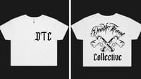 Women's White Crop Tee 