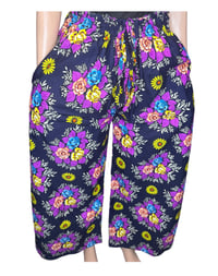 Image 4 of Ankara Bagie pants for women.