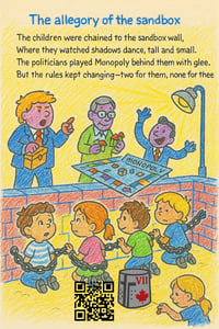The Allegory of the Sandbox- Sticker
