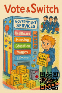 Vote & Switch- Sticker