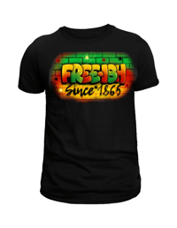 Image 1 of Juneteenth "Free-ISH Since 1865" T shirt
