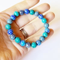 Image 3 of Blues with Aqua Bracelet