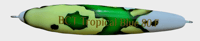 Image 2 of 80g White, Green, Yellow, Black Camo, Pink Belly Floating Stick Bait
