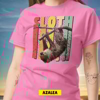 Image 3 of Sloth Hanging Around Unisex T-shirt