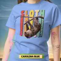 Image 2 of Sloth Hanging Around Unisex T-shirt