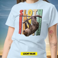 Image 6 of Sloth Hanging Around Unisex T-shirt