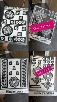 Henna stencils