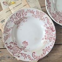 Image 2 of Beautiful Pink Soup/Salad Plates