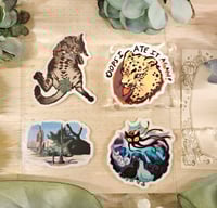 [Original] Diecut Matte Clear Stickers