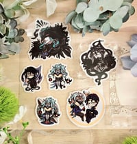 Image 1 of [Genshin Impact] Dottore+Pantalone Diecut Stickers