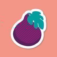 Image 1 of Sticker Figue Feuille