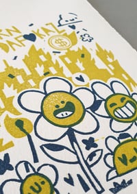 Image 2 of Burn - lino print