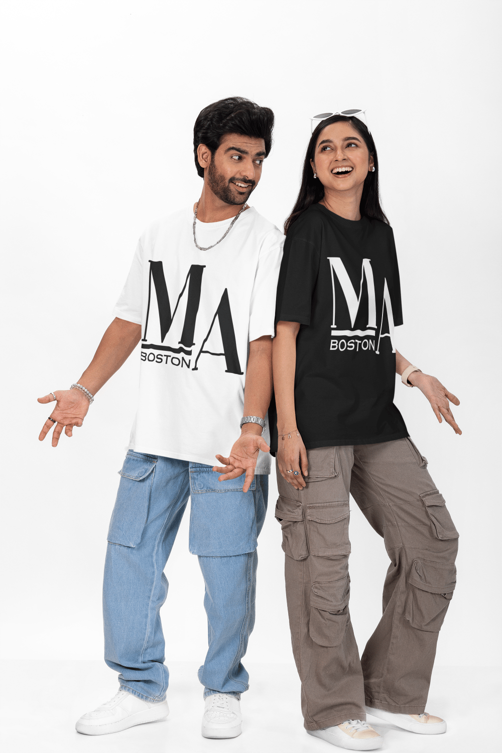 Image of Boston, Unisex Cotton Tee