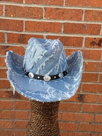 Image 1 of Denim Cowboy Hat