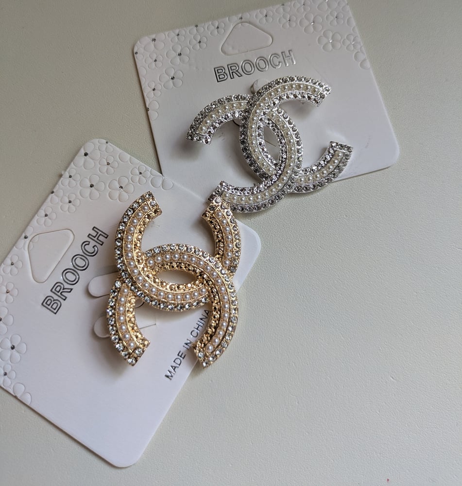 Image of Pearl Brooches
