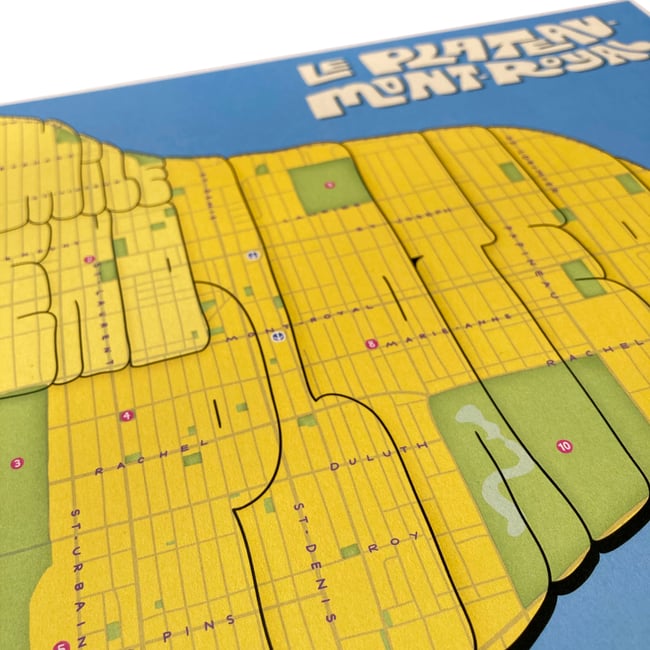Plateau Mont-Royal Print
