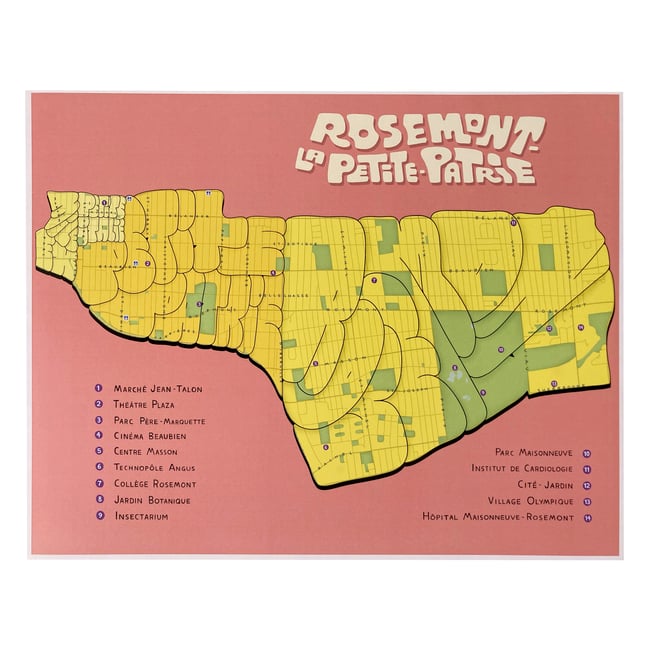 Rosemont–La Petite-Patrie Print