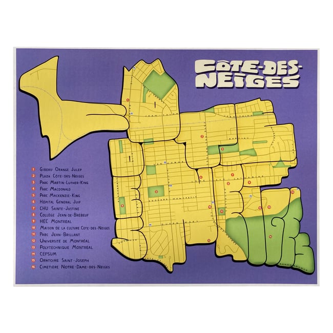 Côte-des-Neiges Print