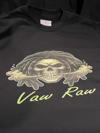 Image 1 of VAW RAW T-SHIRT FEATURING LOGO WITH GREEN TEXT