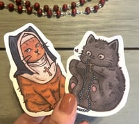 Image 1 of Cat-holic activities stickers