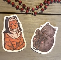 Image 2 of Cat-holic activities stickers