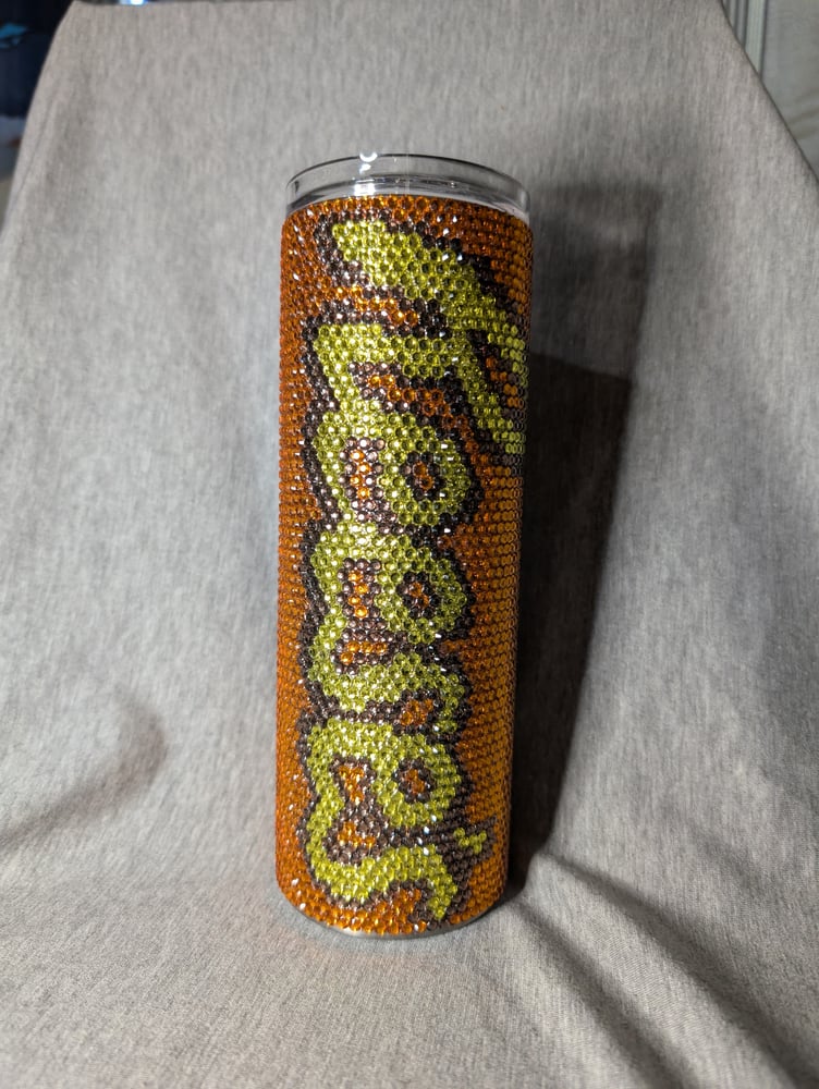 Image of Reese PB cup rhinestone tumbler