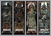 Image of METALLICA - METCLUB ART SERIES -  4 POSTER SET