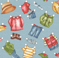 Image 17 of PAPER DOLLS On the Road 18 pc Sampler Box by Penny Rose Fabrics