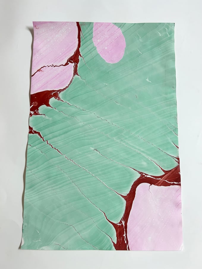 Image of Marbling Print 1