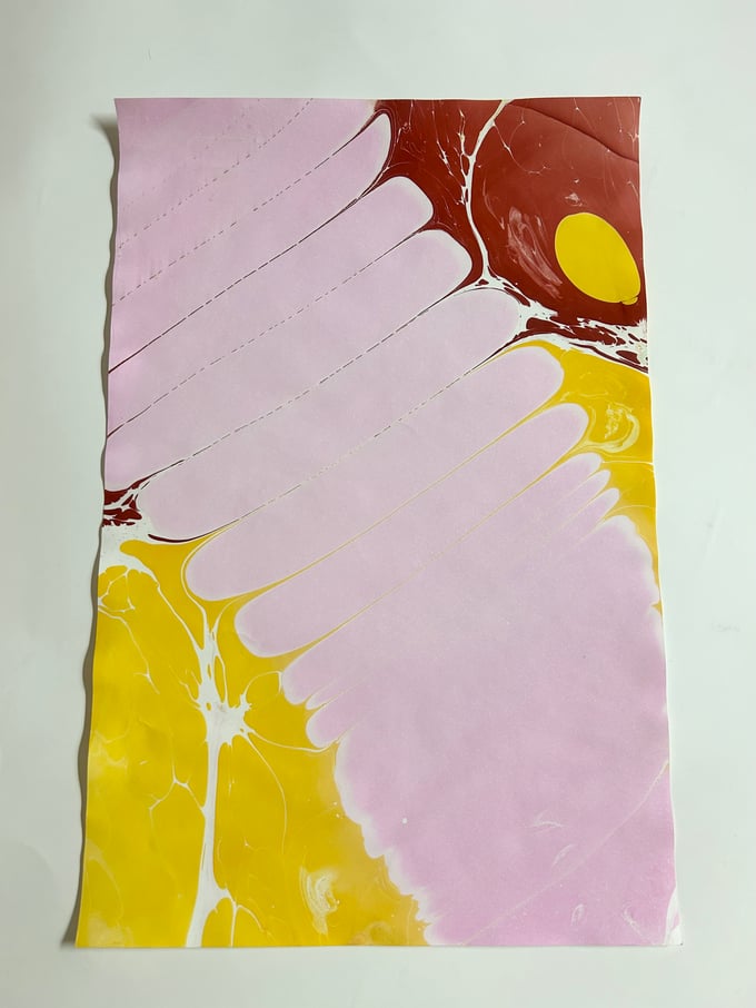 Image of Marbling Print 2