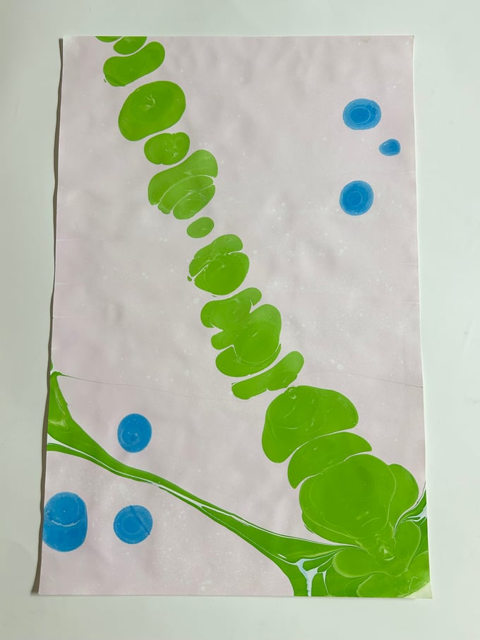 Image of Marbling Print 4