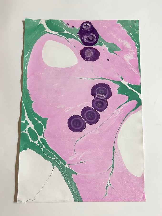 Image of Marbling Print 9