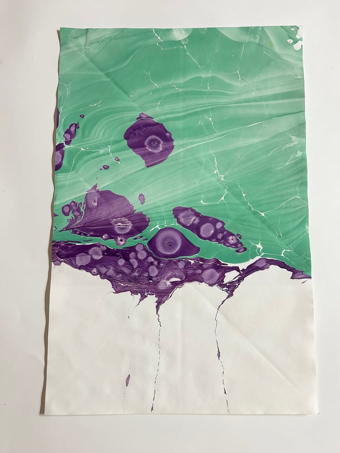 Image of Marbling Print 17