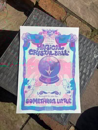 Magical Crystal Ball Risograph Print