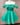 Jade skater dress with diamond bows