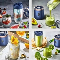 400 ML Smoothie Portable Rechargeable Multi-Function Hand Blender, 1 Cup Personal Detox Preparation 