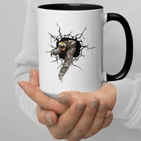 Image 2 of Sloth Breaking Out Coffee Mug