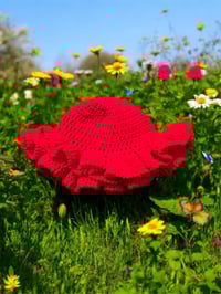 Image 1 of Roxy Red Ruffle Size S-M