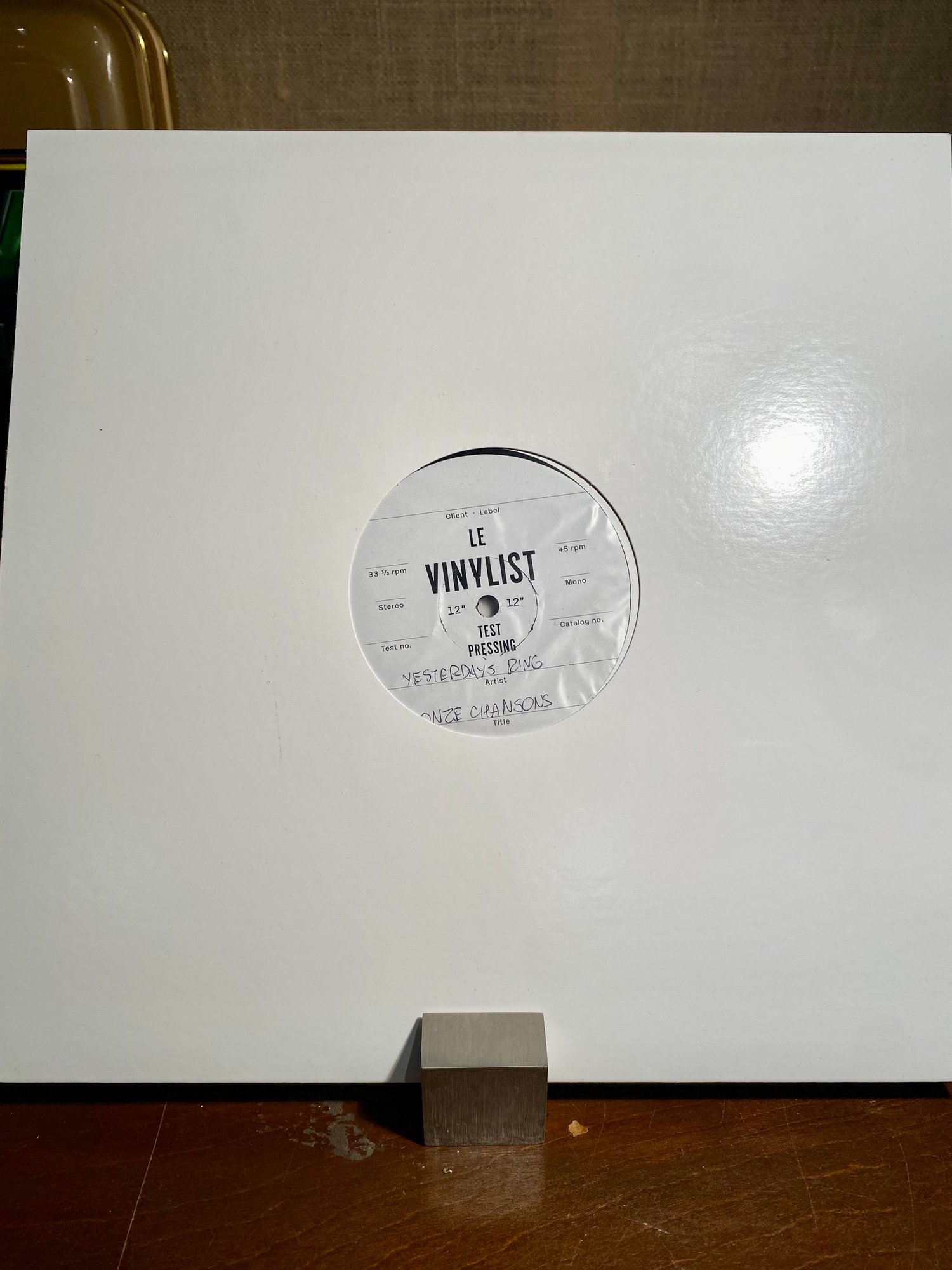 Image de TEST PRESS Yesterday's Ring "11 chansons pour faire pleurer les morts-vivants" LP