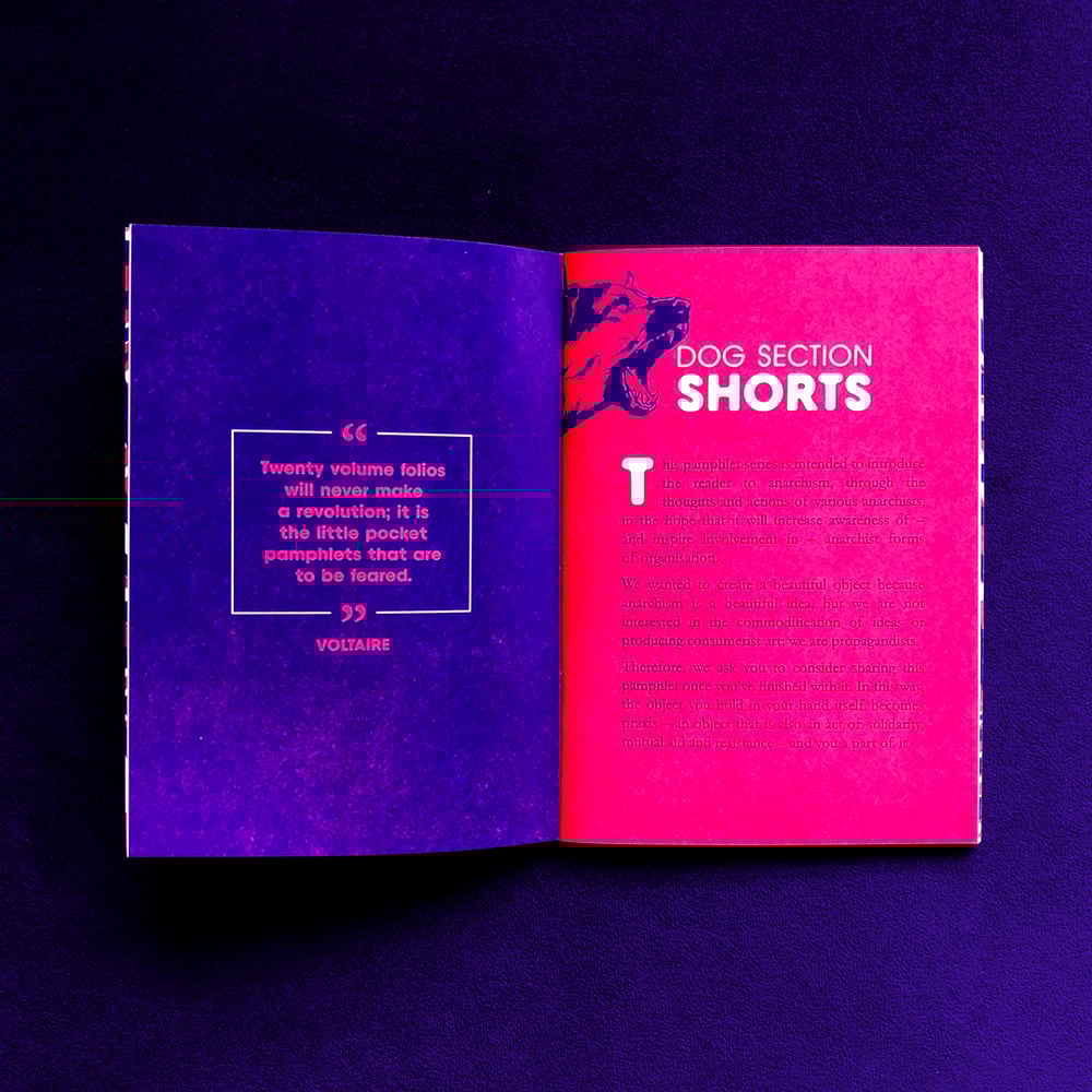 Dog Section Shorts (No. 1) Pamphlet and Print Set