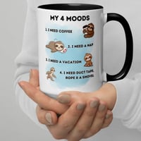 Image 4 of Sloth Four Moods Coffee Mug