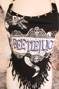 Image 2 of Beetlejuice halter top