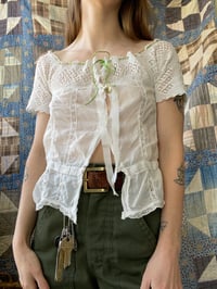 Image 1 of Cotton Edwardian Cami 